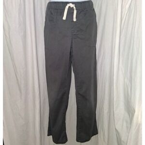 Cat & Jack Gray Khaki Elastic Waist Pants Boys Size 14 Straight Leg EUC